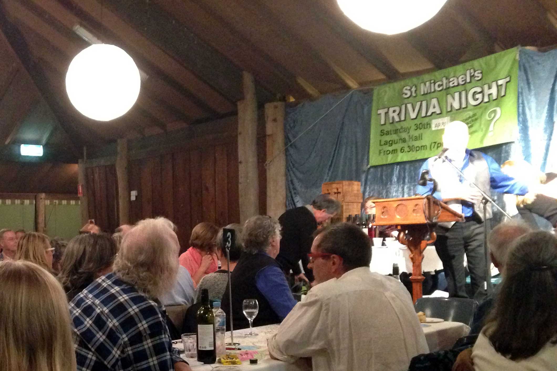 St Michaels Trivia Night, Wollombi